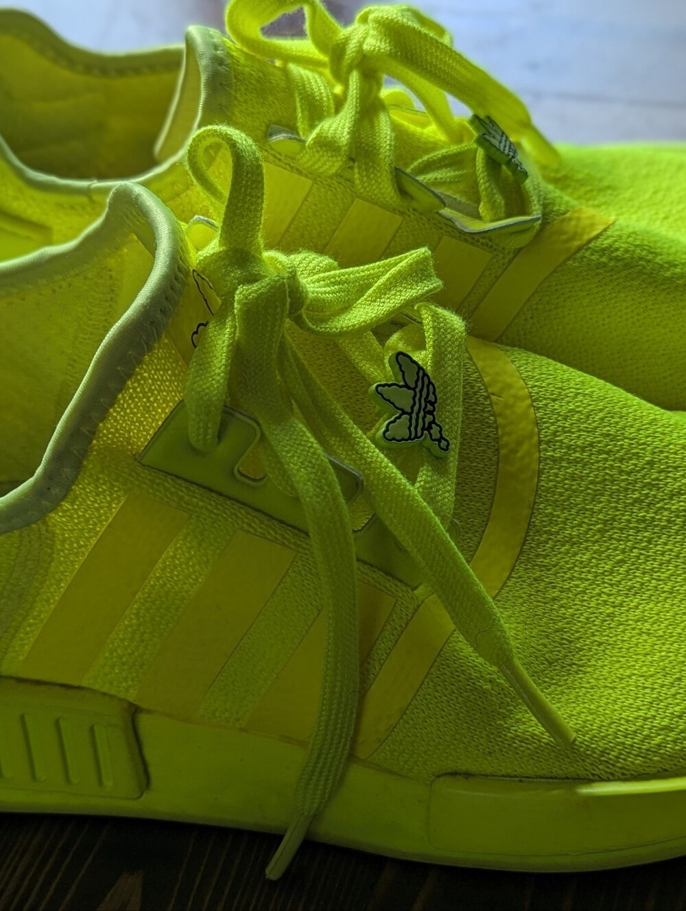 Adidas Nmd R Solar Yellow Neon Women's Sneakers - Picture 6 of 8
